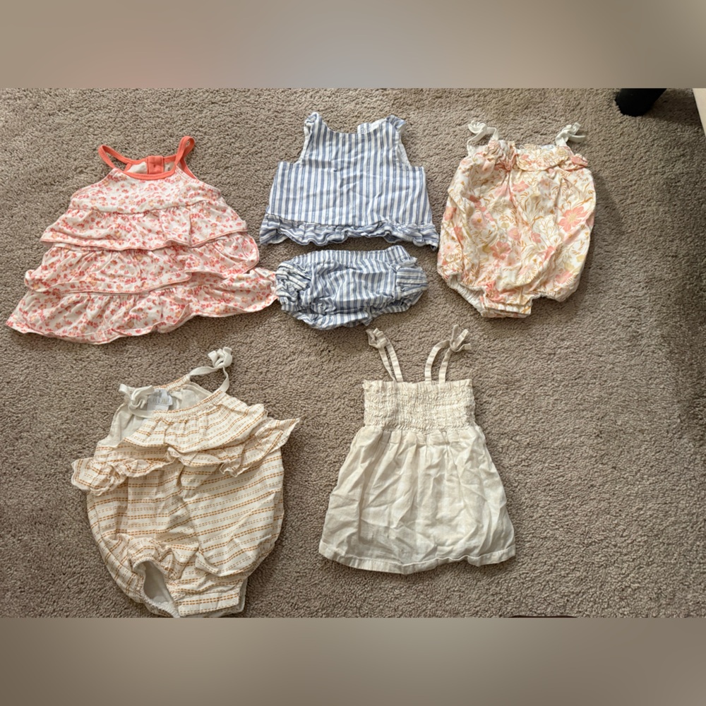 Nordstrom Cream Baby Romper and bundle pack! 3-6 mon